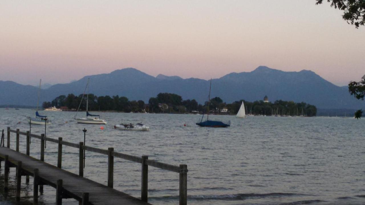 Hotel Pension Lindenhof Prien am Chiemsee Esterno foto